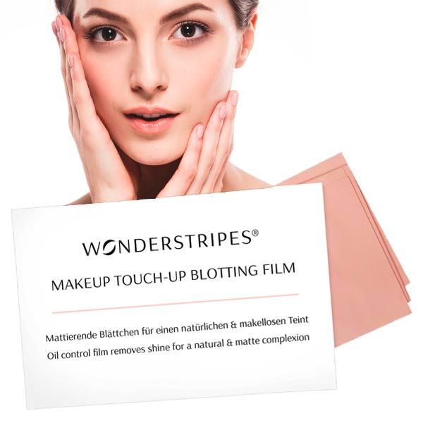 wonderstripes makeup touch-up blotting film per confezione 30 pezzi