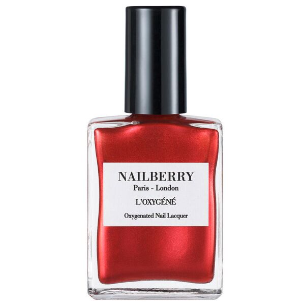 nailberry l'oxygéné oxygenated nail to the moon and back 15 ml oro rosa iridescente metallizzato