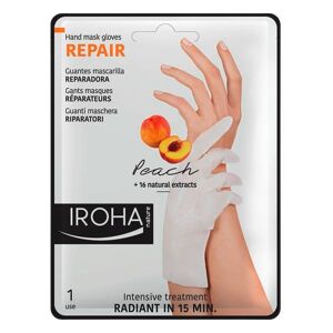 Iroha Nature Repair Gloves Peach Handmaske 1 Coppia