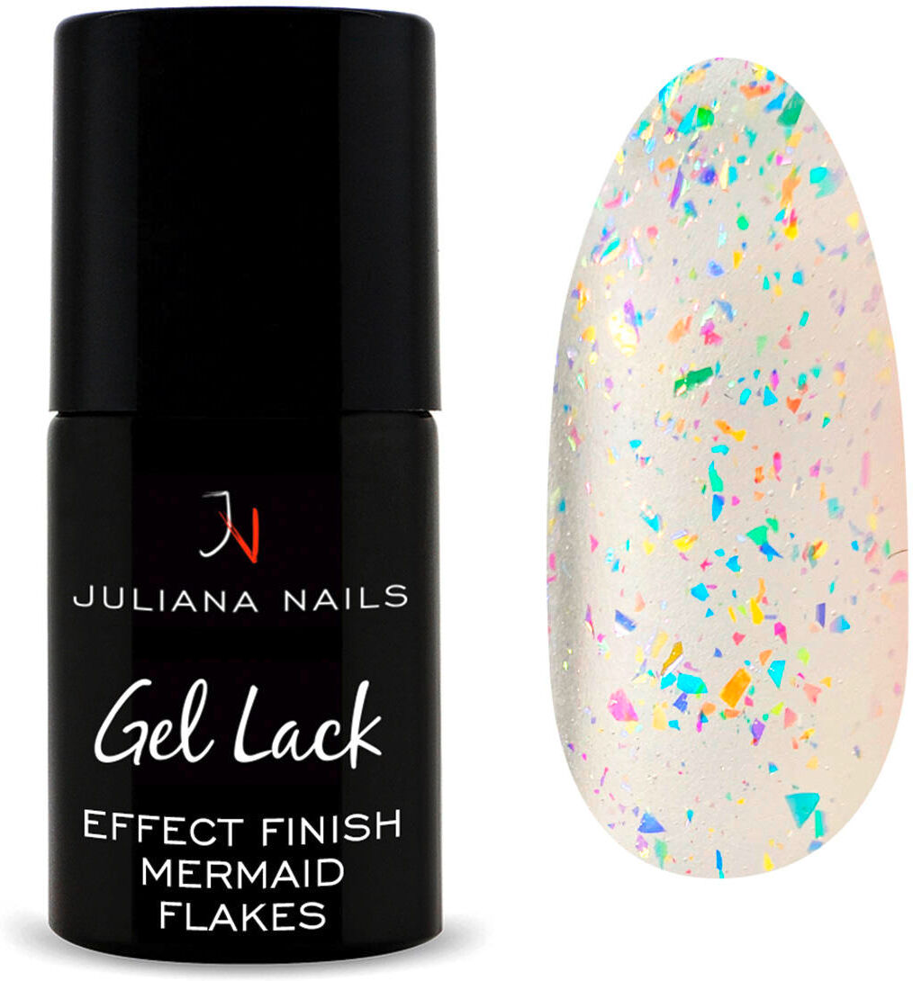 Juliana Nails Gel Lack Effect Finish Mermaid Flakes 6 ml Fiocchi di sirena