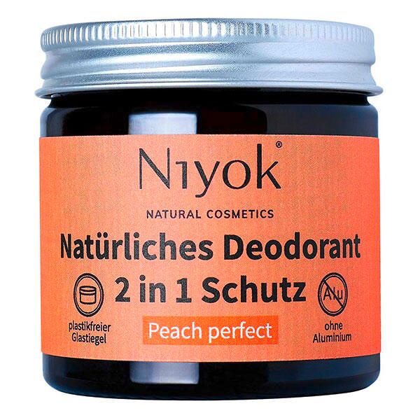 niyok 2 in 1 crema deodorante antitraspirante - peach perfect 40 ml
