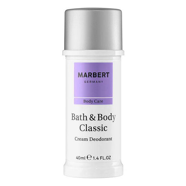 marbert body care bath & body classic cream deodorant 40 ml