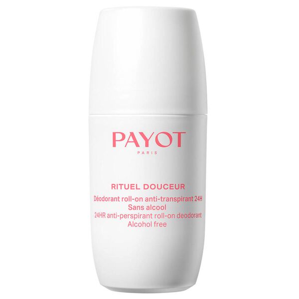 payot rituel douceur déodorant roll-on anti-transpirant 24h 75 ml