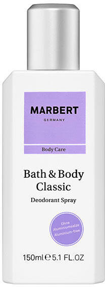 marbert body care bath & body classic deodorant spray 150 ml