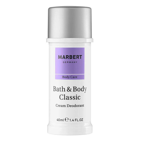 marbert body care bath & body classic cream deodorant 40 ml