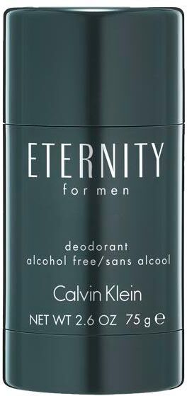 calvin klein eternity for men deodorant stick alcohol free 75 g