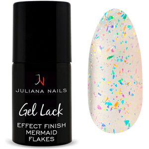 Juliana Nails Gel Lack Effect Finish Mermaid Flakes 6 ml Fiocchi di sirena