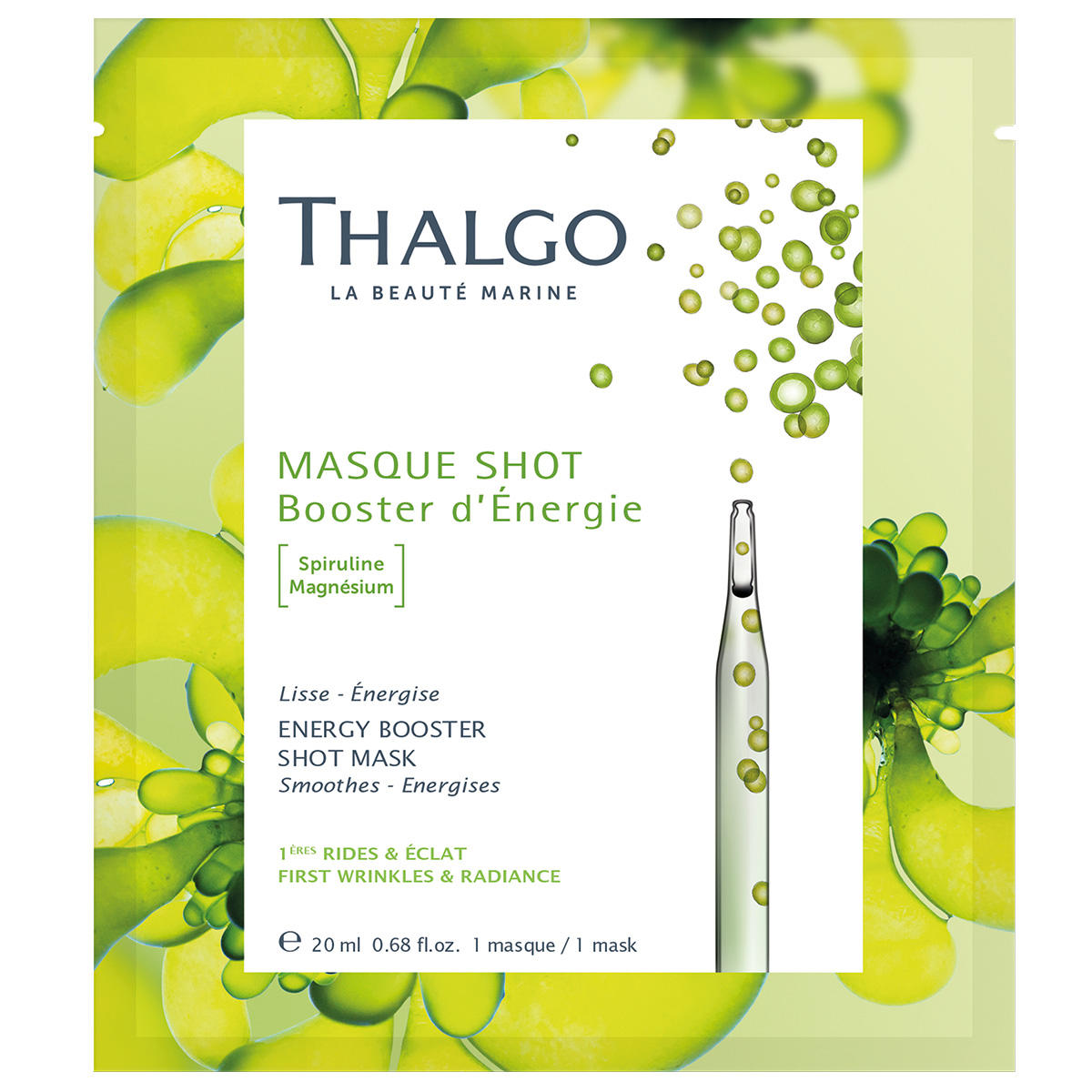 thalgo spiruline boost maschera effetto energizzante 20 ml