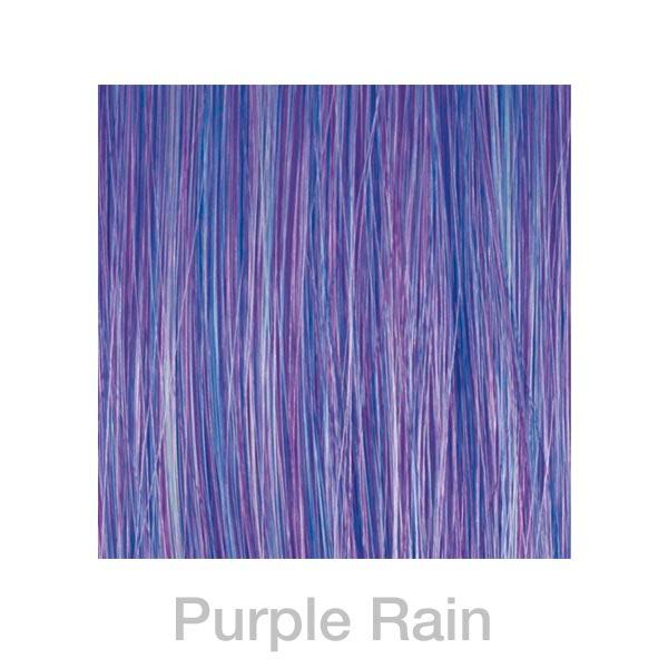 balmain fill-in extensions straight fantasy fiber hair 45 cm purple rain pioggia viola