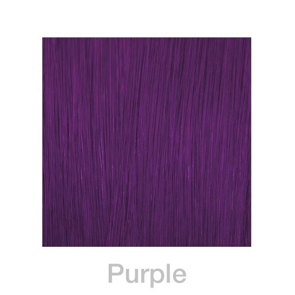 balmain fill-in extensions straight fantasy fiber hair 45 cm purple viola