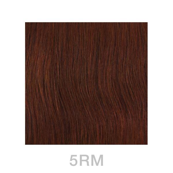 balmain tape extensions + clip-strip 40 cm 5rm light mahogany red brown