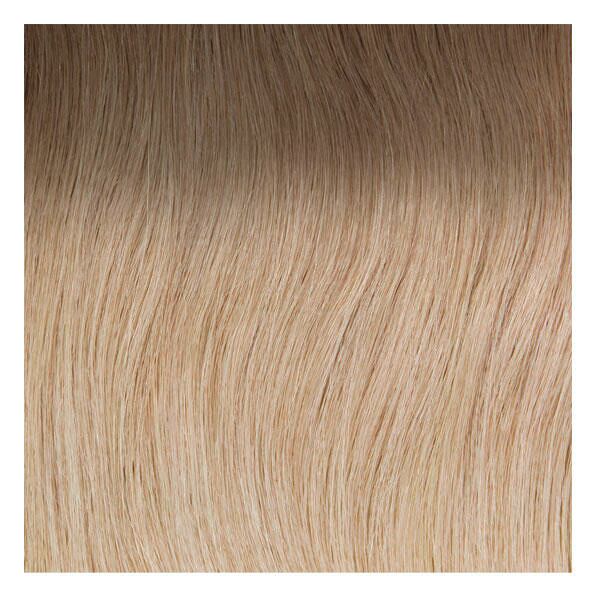 balmain tape extensions + clip-strip 40 cm 10aa om super light blonde double ash ombré