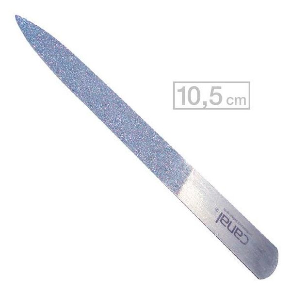 canal file diamante lima per unghie a punta, 10,5 cm