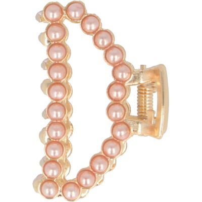 Solida Fermaglio per capelli color oro con perle finte Solida Fermaglio per capelli color oro con perle finte