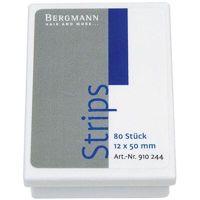 Strisce adesive Bergmann - Traspiranti, Trasparenti - 12x50mm, Confezione 80 Strisce adesive Bergmann - Traspiranti, Trasparenti - 12x50mm, Confezione 80