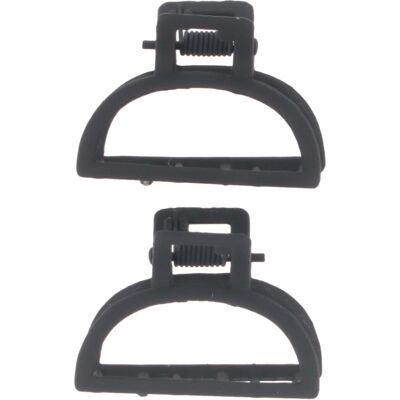 Solida Fermaglio per capelli nero opaco 2 Stück Solida Fermaglio per capelli nero opaco 2 Stück