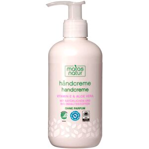 MATAS Natur Crema mani con aloe vera biologica e vitamina E 240 ml