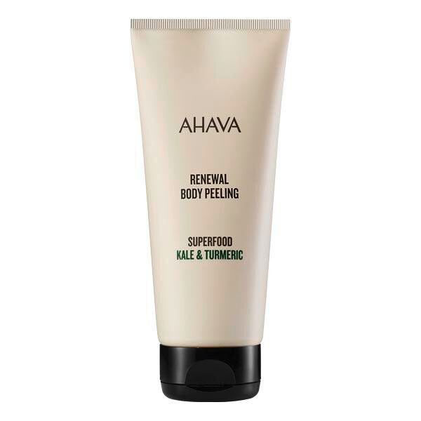 ahava superfood kale & turmeric renewal body peeling 200 ml