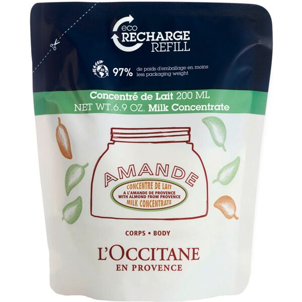 l'occitane mandel ricarica di crema per il corpo 200 ml