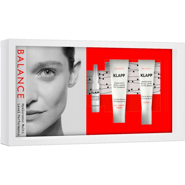 klapp hyaluronic multi level performance triple action moisturizing discovery set