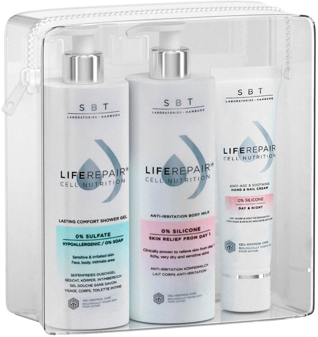 sbt liferepair set corpo crema mani e unghie gratis