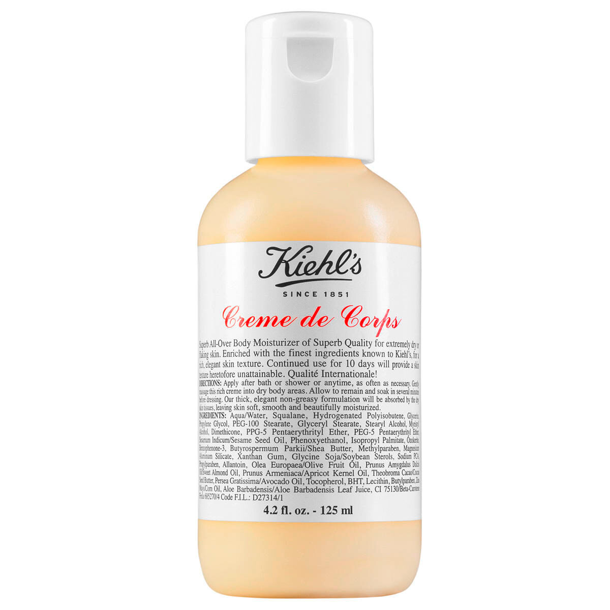 kiehl's creme de corps 125 ml