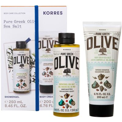 KORRES Pure Greek Olive Sea Salt Body Care Collection KORRES Pure Greek Olive Sea Salt Body Care Collection