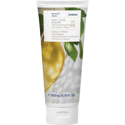 KORRES BASIL LEMON Latte per il corpo 200 ml KORRES BASIL LEMON Latte per il corpo 200 ml