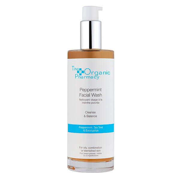 the organic pharmacy peppermint facial wash 100 ml