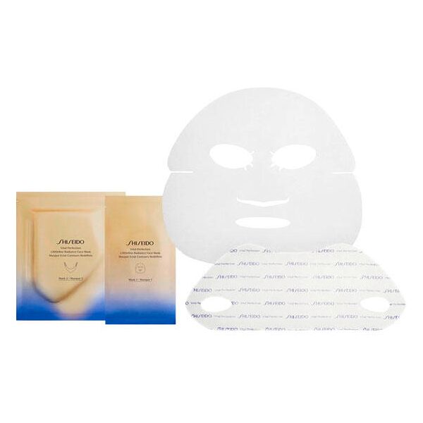 shiseido vital perfection liftdefine radiance face mask 6 pezzi