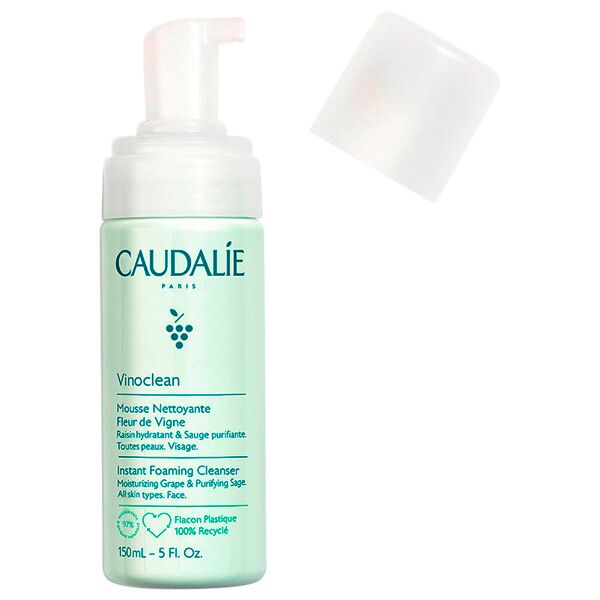 caudalie vinoclean schiuma detergente 150 ml