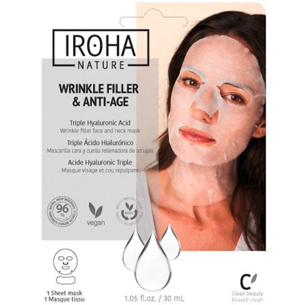 iroha nature wrinkle filler & anti-age mask 1 stück