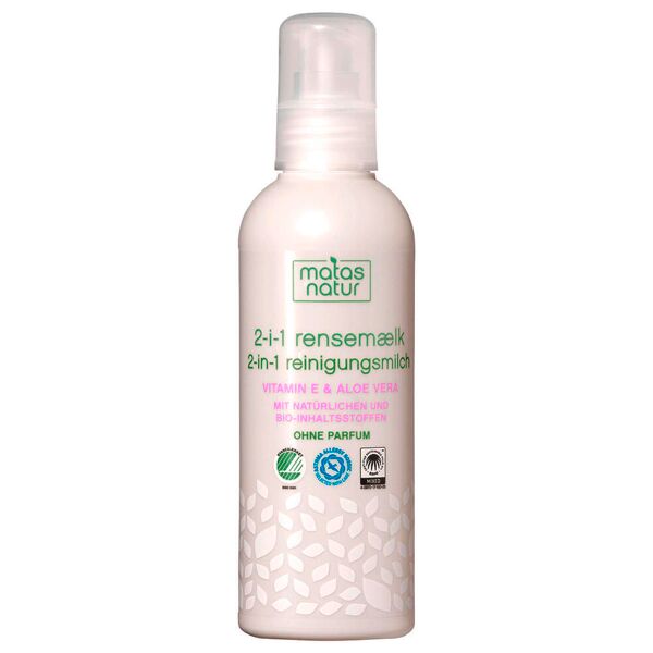 matas natur latte detergente 2 in 1 con aloe vera e vitamina e biologiche 200 ml