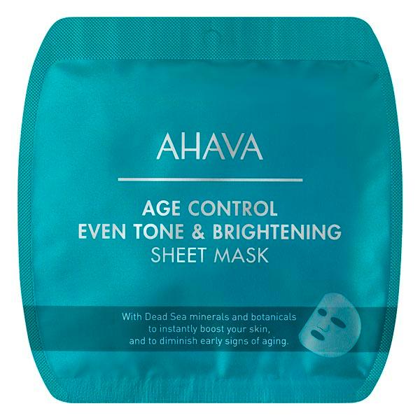 ahava age control sheet mask 1 pezzo