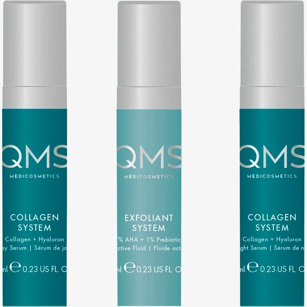 qms collagen + exfoliant set medium 3 x 7 ml