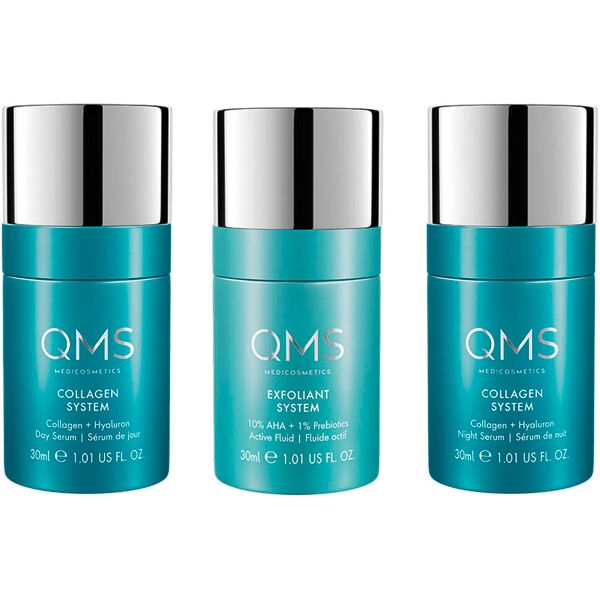 qms collagen + exfoliant set medium 3 x 30 ml