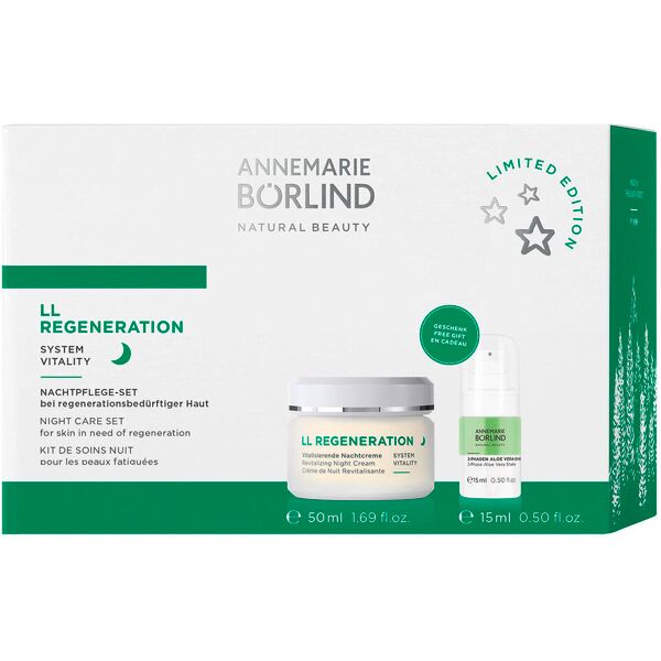 annemarie bÖrlind ll regeneration system vitality set per la cura della notte