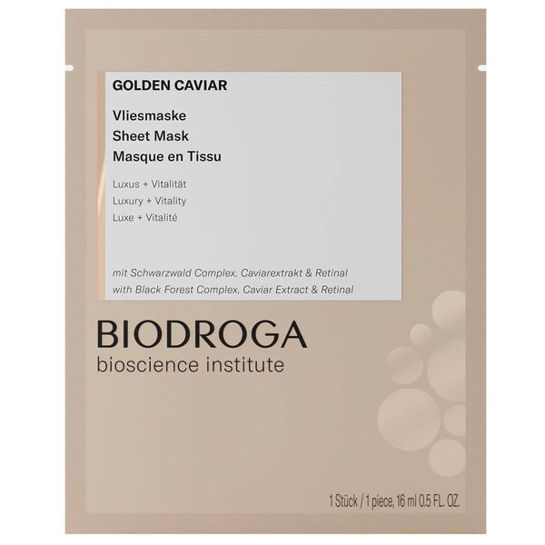 biodroga bioscience institute golden caviar maschera in pile 16 ml