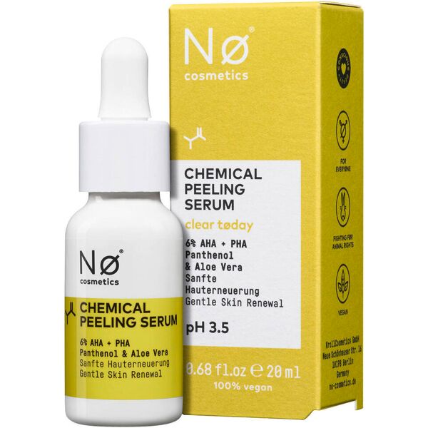 nø cosmetics clear tøday chemical peeling serum 20 ml