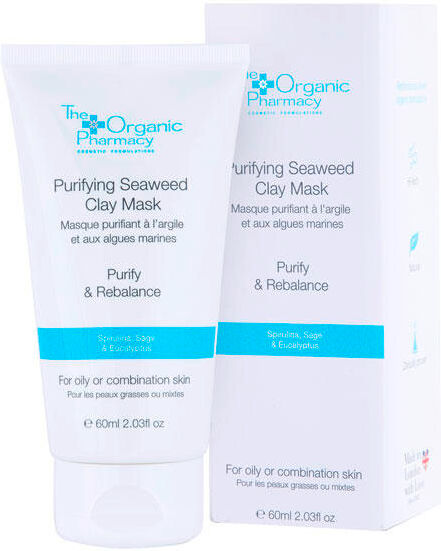 the organic pharmacy purifying seaweed clay mask 60 ml