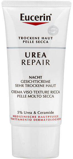 eucerin urea repair crema viso notte 5 50 ml