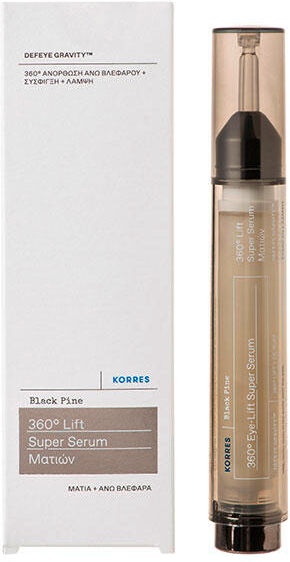 korres black pine 4d bioshapelift™ 360° eye-lift super serum 15 ml