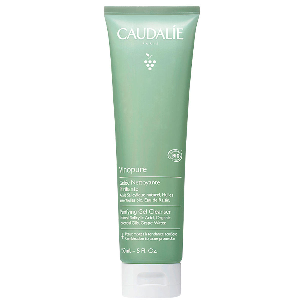 caudalie vinopure gel detergente chiarificante 150 ml