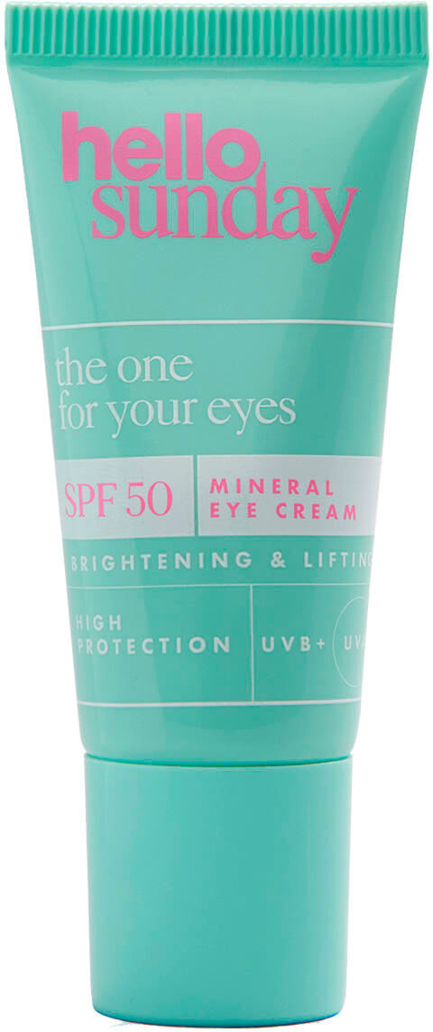 hello sunday the one for your eyes mineral eye cream spf 50 15 ml