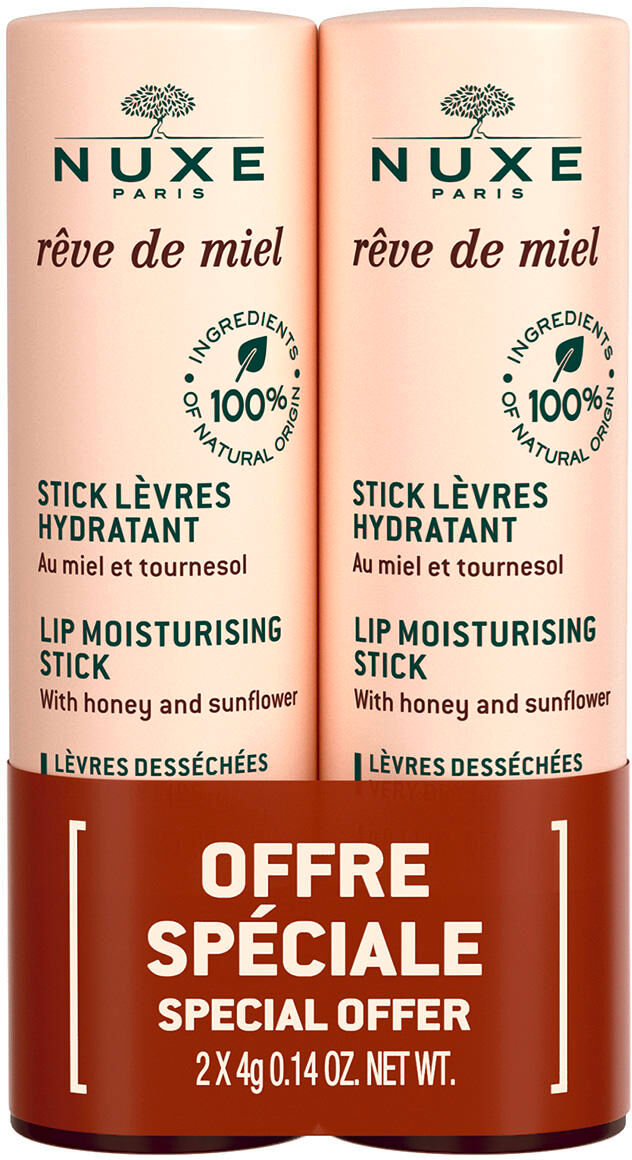 nuxe rêve de miel lippenpflegestift duo 2 x 4 g