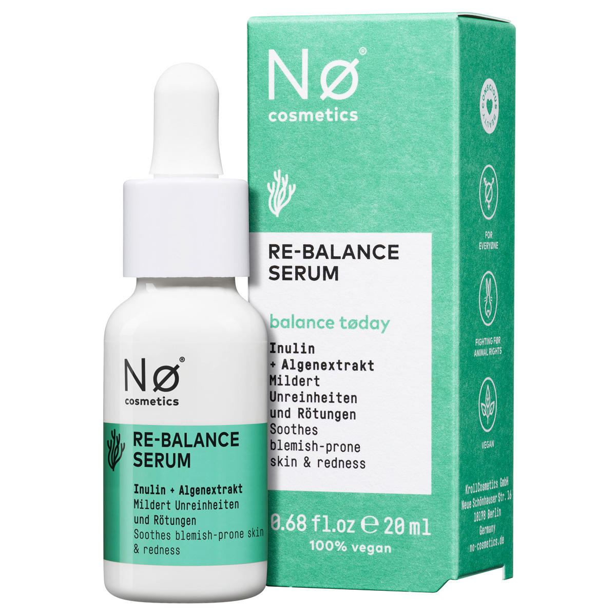 nø cosmetics balance tøday re-balance serum 20 ml