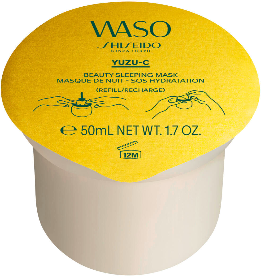 Shiseido WASO Yuzu-C Beauty Sleeping Mask REFILL 50 ml