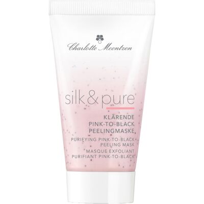 Charlotte Meentzen Silk & Pure Maschera esfoliante purificante Pink-To-Black - 50 ml Charlotte Meentzen Silk & Pure Maschera esfoliante purificante Pink-To-Black - 50 ml