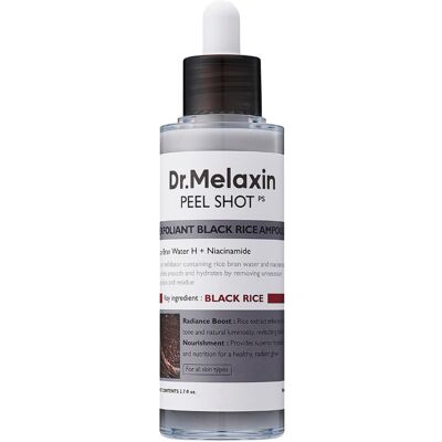 Dr. Melaxin Peel Shot Exfoliating Black Rice Ampoule 80 ml Dr. Melaxin Peel Shot Exfoliating Black Rice Ampoule 80 ml