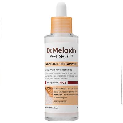 Dr. Melaxin Peel Shot Exfoliating White Rice Ampoule 80 ml Dr. Melaxin Peel Shot Exfoliating White Rice Ampoule 80 ml